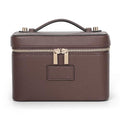 Makeup Bag Vanity Case for Women Leather Cosmetic Bag Travel Toiletry Bags Portable Makeup Organizer Case