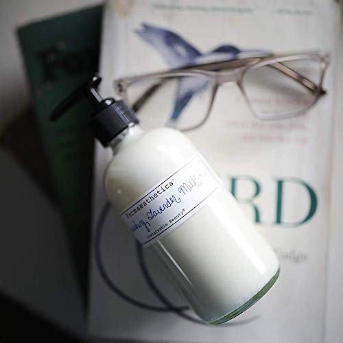 Farmaesthetics Nourishing Lavender Milk Face and Body Lotion (8oz) | Ethically Sourced Sustainable Beauty | Clean, All Natural, Small Batch Skincare