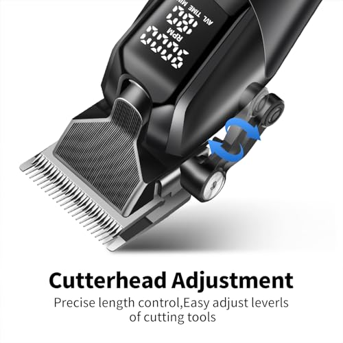 KEMEI Professional Hair Clippers for Men, Cordless Hair Cutting Kits£¬Rechargeable Hair & Beard Trimmer Barber Clippers, KM-1858
