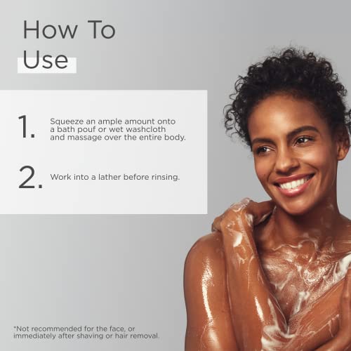 Glytone Exfoliating Body Wash - 8.8 Free Acid Value Glycolic Acid - Keratosis Pilaris - Smooth Rough & Bumpy Skin - Oil & Fragrance-Free - 6.7 fl. oz.