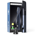 Pubic Hair Trimmer for Men, Waterproof Men Grooming Kit with LED Display, Electric Body Hair Trimmer for Men, No-Nick Groin & Ball Shaver with Adjustable Guide Comb, USB Rechargeable (Glossy Black)