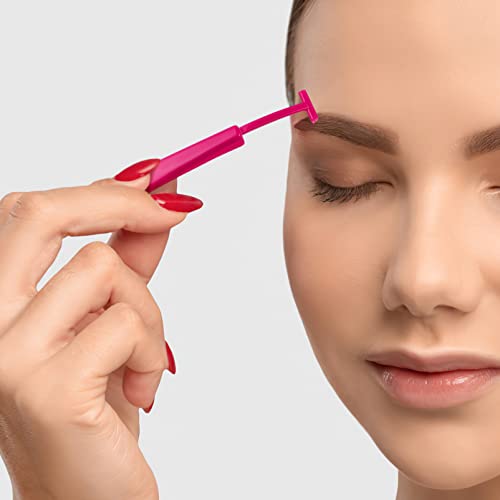 6Pcs Eyebrow Razor Stainless Steel Eyebrow Razors Brow Touch Up Razors Facial Hair Remover with Stainless Steel Blades Armpit Hair Razors for Multipurpose Facial Body Hair Removal