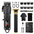 HIENA PRO Professional Hair Clippers Set for Men,Cordless Rechargeable Trimmers Kit and Clippers Set, Haircut Clippers, Barbers with LED Display, Gifts for Men