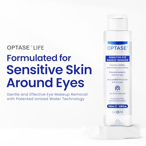 Optase Life Sensitive Eye Makeup Remover ? Gentle & Effective for All Skin Types - Breakthrough Innovation vs Traditional Micellar Water - 100ml