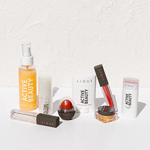LIQUE Active Don't Sweat It Light-Coverage BB Cream Stick, Revitalize & Brighten Skin While Smoothing Fine Lines & Reducing Redness, Dewy Finish, Vegan Formula, Tan, 0.71 Oz.