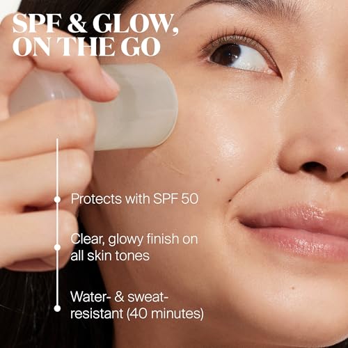 Supergoop! Destination Glow - Includes 3 Travel-Sized Glowy SPF Favorites: Glowscreen SPF 40, Glow Stick SPF 50, and Glow Oil SPF 50