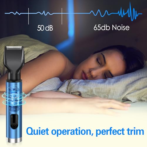 Nose Hair Trimmer for Men, Ear and Nose Hair Trimmer for Women,Sideburn,Eyebrows Hair Trimmer, Electric Facial Hair Remover with LED light display, Rechargeable, Waterproof for Home, Travel Business