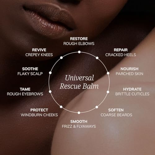 COLLEEN ROTHSCHILD Universal Rescue Balm | Multi-Purpose Dry Skin Solution | Concentrated Plant Oils and Botanical Extracts | Hydrates and Nurtures | 10 Ways to Use for Head-to-Toe Care (1.05 fl oz)