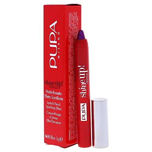 Pupa Milano Shine Up! Lipstick - Shimmering Effect Lipstick-Pencil - Subtle And Sensory Texture - Adheres Perfectly, Precisely and Flawlessly - 011 Scandalous Lips - 0.056 Oz