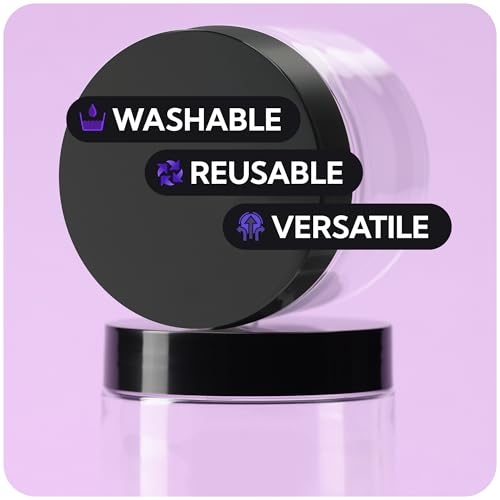 Small Plastic Containers With Leads - 5 OZ Small Jars with Lids - 24 Pack - Great as Travel Containers for Creams, Cosmetic - Leak Free