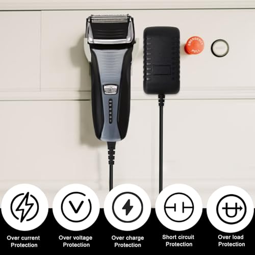 Replacement Charger for Remington Shaver PR1240 PR1250 PR1260 PR1270 PR1285 PR1340 PR1342 PR1360 PR1362 PR1385 PR1387, 5V Trimmer Charging Cord for Remington Razor