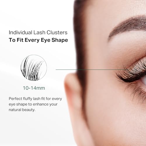 Y¡¯Our Everything Eye Lashes Clusters: Reusable Falsie Eyelash Clusters, 4-7 Days Wear; DIY Clusters & Lash Extension Kit. Lightweight & Easy. Perfect for Every Eye Shape, Gifts for Women