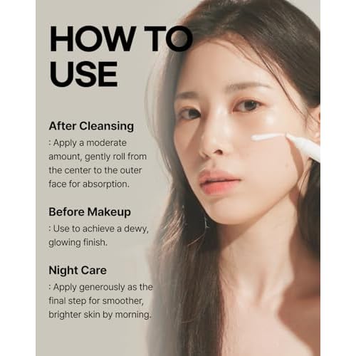 Mucin Collagen Voluming Ampoule Moisturizer Face Cream (Dual Collagen + Mucin Care) ? Deep Hydrating Facial Skin Care for Women, Glow Up Skincare Essentials - 0.14 Fl Oz x 5ea