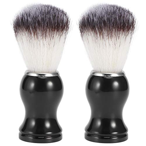 Men Shaving Brush, Light Weight Small Size Easy to Grip Shaving Brush, for Hair Salon