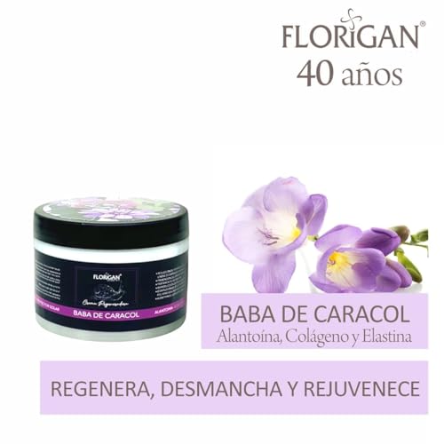 Florigan Baba de Caracol Regenerating Cream with Allantoin, Collagen and Elastin, 350g