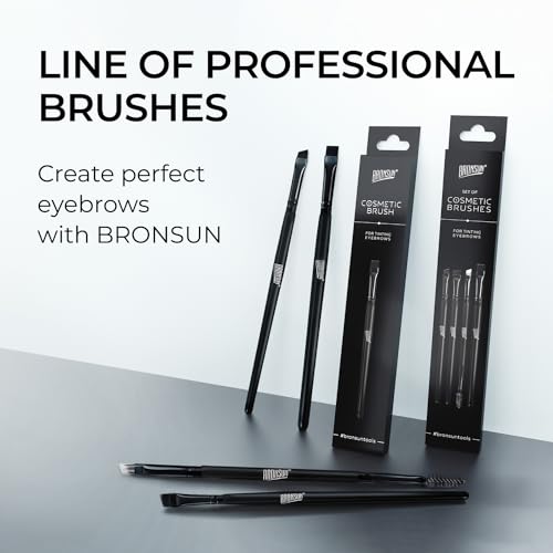 Angled Cosmetic Brush Mini BRONSUN, 1 pc.