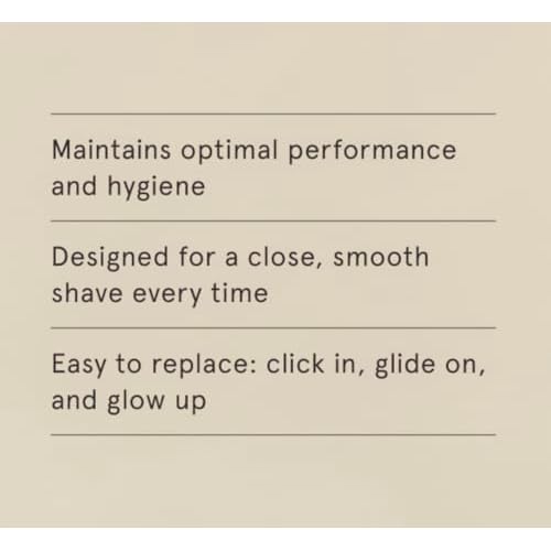 Barefaced Dermaplaning Razor Replacement Blades, 3 Stainless Steel Refills ? Peach Fuzz & Dead Skin Removal, At-Home Facial Shaving