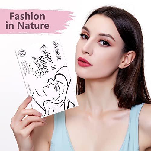 SONAFEEL False Lashes Natural Look Eye Lashes Pack Short Natural Eyelashes Wispy Strip Lashes Small Crisscross Daily Fake Eyelashes Reusable Faux 3d Mink Lashes Pesta?as Postizas Naturales