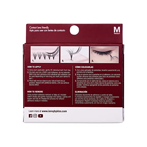 Kiss I Envy Ultra Black Lashes (Medium)
