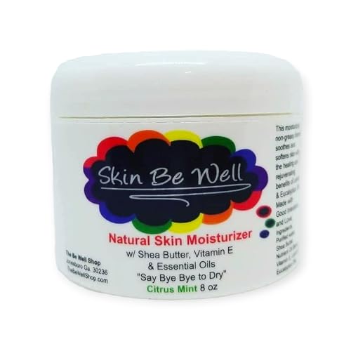 Skin Be Well Natural Moisturizing Cream, Citrus Mint (8 oz)