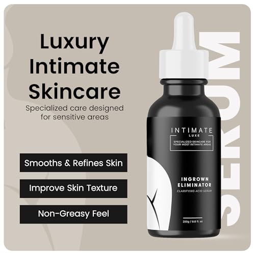 Ingrown Eliminator Serum ? Fragrance-Free Serum for Bikini Line & Underarms ? Helps Reduce the Look of Ingrown Hairs, Bumps & Uneven Texture ? pH-Balanced for Intimate Areas ? 1 fl oz