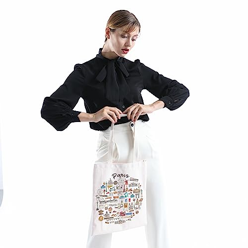 Paris City Tote Bag Paris Travel Gift Paris Gift Welcome to Paris Moving to Paris Gift