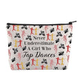G2TUP Leukemia Cancer Awareness Gift Peace Love Leukemia Awareness Cosmetic Bag Cancer Support Gift Leukemia Orange Ribbon Makeup Bag (Peace Love Leukemia Awareness)