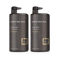 Every Man Jack Mens Sandalwood Body Wash for All Skin Types - Cleanse, Nourish, and Hydrate Your Skin with Naturally Derived Coconut and Glycerin - 2 Bottle