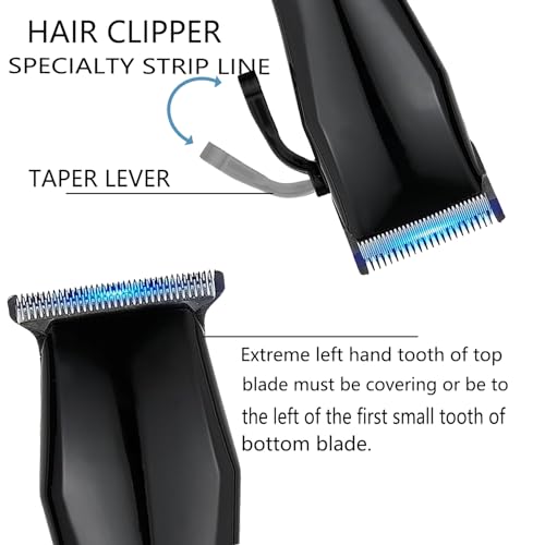 AIJALY Hair Clippers for Men, Cordless Clippers for Hair Cutting, Mens Hair Clippers and Trimmer Kit£¬Black