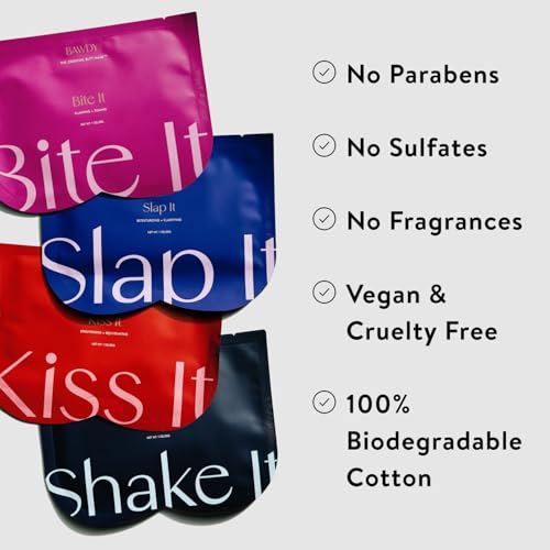 BAWDY Slap It - Caffeine Beauty Butt Mask - Retexturizing + Detoxifying Treatment for Your Behind - 2 Sheets, One for Each Cheek - Clean Beauty Mask for Your Butt (1 Mask - Single Use)