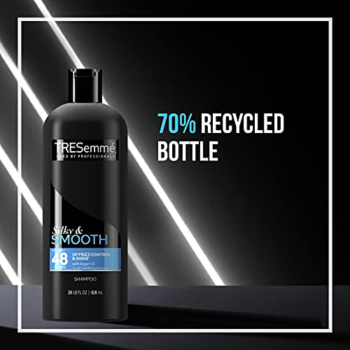 TRESemm? Touchable Softness Anti Frizz Shampoo Shampoo for Shiny Hair Smooth & Silky Moroccan Argan Oil Dry Hair Shampoo Formula 28 oz