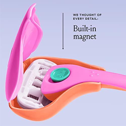 Billie 5-Blade Women¡¯s Razor Travel Case - Take Your Razor To-Go - Magnetic Top - Easy Storage - Portable & Convenient - Malibu (Pack of 1)