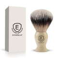 Premium Mens Shaving Brushes by Echolly-NO Shedding Bristle Shaving Brush for Men-Smooth Acrylic Handle Legacy Shave Brush-Rich and Fast Lather Shaving Cream Brush Dad Gifts for Fathers Day