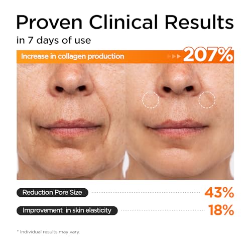 P.CALM Retinolagen Cleanser & Ampoule | Pore Tightening Glass Skin Cleanser & Serum with Micro Dosing Retinal, Vegan Hydrolyzed Collagen, Bakuchiol, PHA | Vegan Korean Skincare