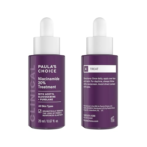 Paula¡¯s Choice CLINICAL 20% Niacinamide Serum Treatment + Travel Size 2% BHA Salicylic Acid Liquid Exfoliant Duo, Set of 2