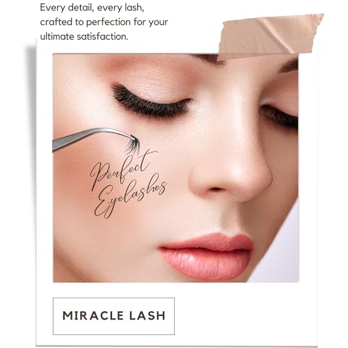 PARK SUNG HEE MIRACLE LASH DIY False Eyelashes, Lash Clusters, Lengthening Wisps 9mm-16mm Contact Lens Friendly, Easy to Apply, Reusable Strip Lashes (E6-280, 12mm), Black