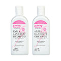 Rugby Selenium Sulfide Anti-Dandruff Shampoo - Blue Formula for Normal Hair - 7 Oz (2-Pack)