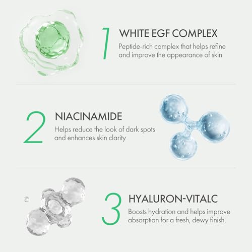 Easydew Mela B Toning Ampoule Cushion - 2-in-1 Korean Skin Care & Face Beauty Makeup - Age-Defying Full Coverage Cushion Foundation with Niacinamide & Hyaluron-Vital C 0.45 oz (#21 Beige)