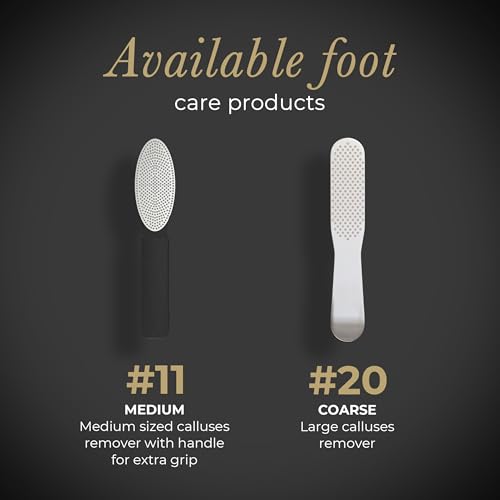 Diamancel Luxury Diamond Foot Callus File Rasp & Buffer ? Canadian Professional Grade Pedicure Care for Calluses and Rough Skin (#20 Coarse Grit)