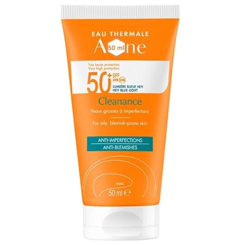 Clean Solaire SPF 50 Facial Sunscreen ? For Face and Neck, Oily and Acne-Prone Skin, Sebum-Regulating, Antioxidant Protection, Broad-Spectrum UVA/UVB, Non-comedogenic, Water Resistant, 1.7 Fl Oz