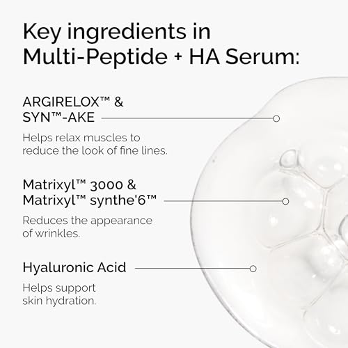 The Ordinary Multi-Peptide + Hyaluronic Acid, Anti-Aging Peptide Serum for Crow¡¯s Feet, Elasticity & Firmness, 1 Fl Oz