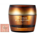 BOTONIX Natural Age Defying Cream 24K Gold and 8 Peptides Face Lifting and Firming Bundled with 1 Pack Oil Absorbing Blotting Paper