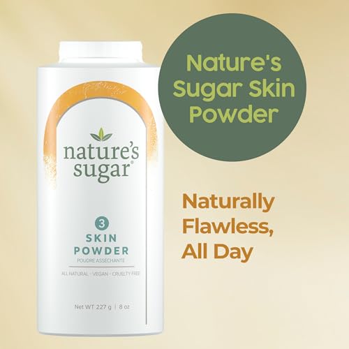Nature¡¯s Sugar Waxing Powder ? Aluminum-Free Pre-Wax Prep for Smooth Hair Removal ? Moisture & Oil-Absorbing Powder for Sugaring, Bikini & Body Care ? Natural, Unscented Formula for Women & Men ? 227g