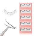 EYEME Cutting Eyelash NO.V32 ? 5 Set Pack, Customizable Cluster Lashes with Layered Short & Long Fibers for a Soft, Romantic Look, Lightweight & Flexible, K-Beauty