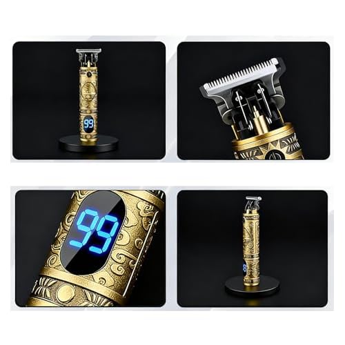 Beard Trimmer for Men Cordless Hair Clippers with LCD Display Professional Gooming Set Haircut Trimmers Rechargeable Shaver Gift for Kid Boyfriend Boy Family