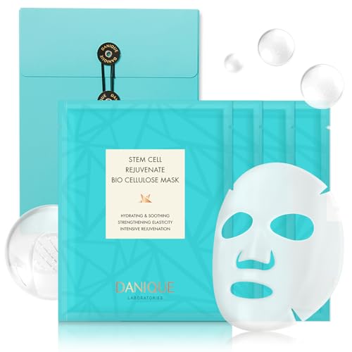 DANIQUE Bio-Cellulose Sheet Mask ? Premium Korean Skincare for Hydrated, Nourished, and Smooth-Looking Skin (25g * 4EA)