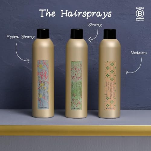 Davines This Is A Medium Hair Spray, Medium Hold Flexible Finish - Fine Mist for Brushable Hold & Natural Movement - Humidity Resistant, 13.53 Fl Oz