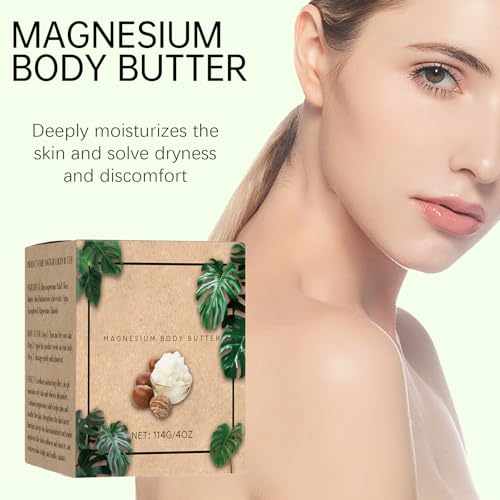 Neuropathy Cream, Magnesium Body Butter, Neuropathy Oasis Lotion, Magnesium Cream for Neuropathy, Deeply Moisturizes Skin, Keep Soft Smooth(114g/2pcs)