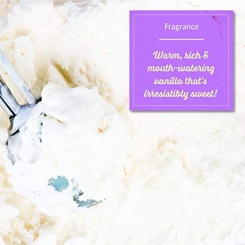 Plum Vanilla Body Butter for Dry Skin, With Shea Butter & Sunflower Oil, Deep Moisturizing Body Cream Lotion with Brazilian Seed Oil & Vitamin E, Non Sticky & Mineral Oil Free, 7.05 Oz