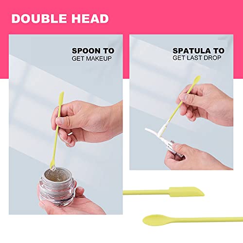 Beauty Spatula, 5 Pcs Small Spatula Mini Spatula for Cosmetics Lotion Makeup Spatula, Every Drop Tiny Spatula for Makeup and Kitchen Jar, Wax Waxing Body Hair Removal spatula